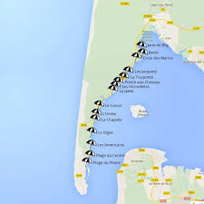 Plan Des Plages Du Cap Ferret Cote Bassin France Bordeaux France Explore France France Travel France Love