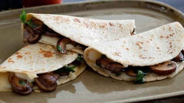 Mushroom Quesadilla