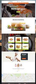 Food Ordering Service Website Template Food Ordering Service Website Template Fooddelivery Is Food Delivery Website Food Website Restaurant Website Design