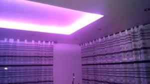 Indirekte deckenbeleuchtung selber bauen anleitungen diy videos. Led Rgb Indirekte Beleuchtung Abgehangte Decke Youtube