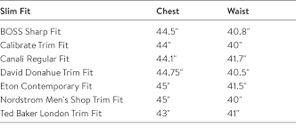 30 Prototypic Hugo Boss Size Chart Chest