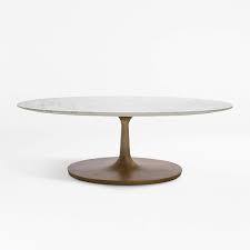 Www.wonknyc.com you choose the finish. Nero White Marble Oval Coffee Table Reviews Crate And Barrel