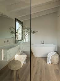 This design is ideal for people who have limited space (say, about 40 sq.feet) and mostly live in apartments or are planning a guest bathroom. Oxygen Cubic Connection With Nature Modern Home In Cataluna Espana House Design Bathroom Interior Design House