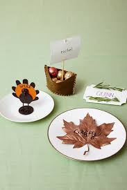 All you have to do is fold them down the middle and they'll prop themselves up. 15 Diy Or Buy Thanksgiving Place Cards Craft Ideas For Fall Table Name Cards