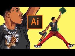 Nba cartoon drawings nba basketball cartoons nba youngboy cartoons wallpapers wallpaper cave Drawing Nba Youngboy From Scratch Adobe Illustrator Youtube