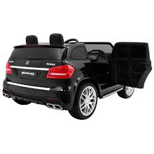 10 masini recomandate pentru soferii care au doi copii mici. Masinuta Electrica Penru Copii Mercedes Gls63 Amg 4wd Hl228 Negru Metalizat Masini Electrice Pentru Copii