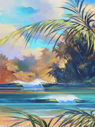 Oil Painting By Wade Koniakowsky Bedroomideas Decorideas Livingroomideas Seascape Beachdecor Surf Painting Surf Art Hawaiian Art