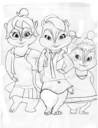 Christmas coloring pages for kids & adults to color in and celebrate all things christmas, from santa to snowmen to festive holiday scenes! Free Printable Chipettes Coloring Pages For Kids Bear Coloring Pages Cartoon Coloring Pages Bee Coloring Pages