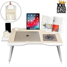 Cooper Mega Table Xxl Folding Laptop Desk For Bed Sofa Couch Table Bed Desk Laptop Writing St In 2020 Laptop Table For Bed Laptop Desk For Bed Sofa Couch Bed