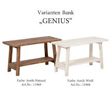 Schaffen sie sich eine erlebnisoase mit den flexibel einsetzbaren badschränken und weiteren modulen. Bank Mit Ablage Genius Antik Natural Mahagoni Holzbank Schuhbank Schuhregal Ebay