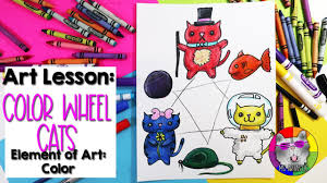 Lessons to create animals using paints, paper and stuff. Element Of Art Color Art Lesson Tutorial For Kids Ms Artastic