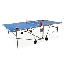 Cornilleau ping pong et tennis de table. Table De Ping Pong Outdoor Bleue Avec Sa Housse Table Pliable Avec 2 Raquettes Et 3 Balles Pour Utilisation Exterieure