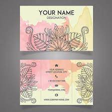 ومن ناحية رسم زهرية زيارة بطاقة قالب visiting card templates visiting cards graphic design business card