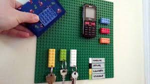 How To Build A Lego Organizer For Your Keys And Everyday Items Lego Organization Lego Craft Lego Wall
