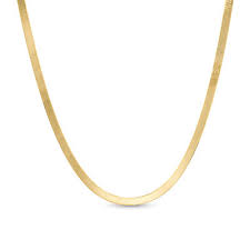 Band rings (1) rings (4) wedding rings (192) diamond weight. Ladies 3 0mm Herringbone Chain Necklace In 14k Gold 18 Zales