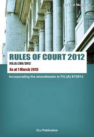 There are generally two types of trials, criminal and civil. Rules Of Court 2012 Amendment