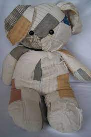 Old Tattered Quilted Stuffed Bunny Rabbit Primitive Quilting Projects Vintage Quilts Bunny