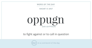 Word Of The Day Oppugn Word Of The Day Words Weird Words