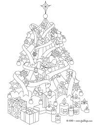 Arbol De Navidad Para Colorear Con Regalos