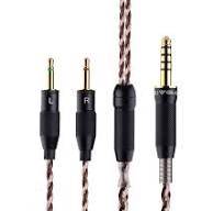 SIVGA P-Ⅱ Replacement 6N OCC 2.5MM Male Audio Cable for Hi-Fi Headphones,  180MM Length (4.4MM)