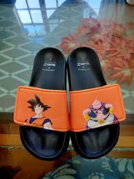 Penshoppe x dragon ball z. Penshoppe X Dragon Ball Slides Men S Fashion Footwear Slippers Slides On Carousell