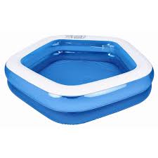 Amazon Com Kiddie Pool Giant Inflatable Family And Kids Pentagon Pool Almost 7 Feet Wide 79 X 7 Kiddie Pool Toddler Swimming Pool Family Inflatable Pool