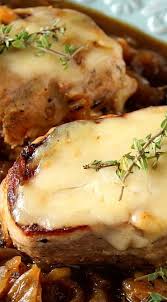 But, since they are served with a creamy sauce, they are still pretty good. French Onion Pork Chops Cooking Recipes Pork Recipes Recipes