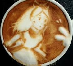 Coffee Art Alice In Wonderland Latte Coffee Art Coffee Cup Art Latte Art