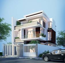 This Three Storey Modern House Design Can Be Built In A Lot Having A Total Area Of 250 Square M Bungalow House Design 3 Storey House Design Modern House Design