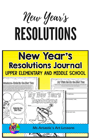 Set Your New Year S Resolutions Up With Your Upper Elementary Or Middle School Students This Is A Teaching Lessons Plans Learning Science New Years Resolution