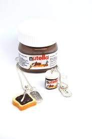 Collares De La Amistad Nutella Y Collares De Extension De Pan Etsy Nutella Lover Food Jewelry Nutella Bread