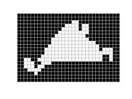 A grid of 0's and 1's are created in the file. What Is The Shape Of A Pixel Steve On Image Processing With Matlab Matlab Simulink