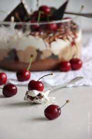 Trifle Facon Foret Noire Food Mini Cakes Baking