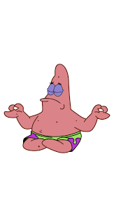 Patrick Star Meditates Patrick Star Spongebob Wallpaper Patrick Star Funny