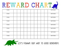 Printable Reward Chart Reward Chart Kids Printable Reward