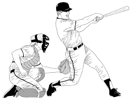Coloring pages for boys baseball catcher | for school. Baseball Baseball Coloring Pages Sports Coloring Pages Football Coloring Pages