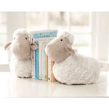 Lamb Bookends Baby Mud Pie Baby Room Sheep Baby Nursery Decor Sheep Nursery