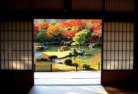 Traditional Japanese Garden In Autumn Traditional Japanese Garden Japanese Garden Beautiful Japanese Gardens