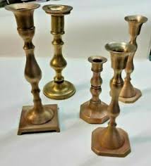 Though it may look like solid brass, it may in. Lot 5 Rare Antique Jewish Candlesticks Candle Holders Clean Brass Judaica Ebay