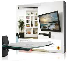 Omnimount Stylish Glass Wall Shelf For Dvd Satellite Sky Box Freeview Or Cable 728901016868 Ebay