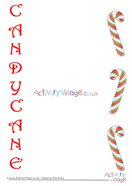 Candy canes are the treat of the winter holiday season with their festive red and white stripes and bright peppermint taste. Candy Cane Acrostic Poem Printable