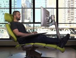 11 Crazy Clever Office Chair Alternatives Hobbr Office Furniture Standing Desk Innovative Office Workstation