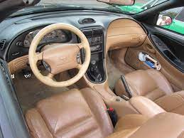 A new mustang cobra had 240 horses in 1995 and cost $21,300, and an owner of this car (we're going to suggest it was the final owner) opted to perform a the interior was only slightly better quality. Ford Mustang Cabriolet Mod 1995 Dashboard And Interior Flickr