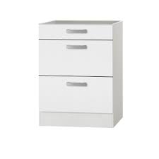 Fackelmann waschbeckenunterschrank 80 cm breit. Kuchen Unterschrank Barcelona Ohne Arbeitsplatte 3 Schubladen 60 Cm Weiss Ebay