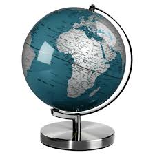 Light Up Globe French Blue Mockingbird On Broad