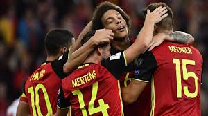 A l'aéroport de zaventem, les joueurs semblaient détendus. Eblouissants Les Diables Rouges Etouffent Gibraltar Avec 9 Buts