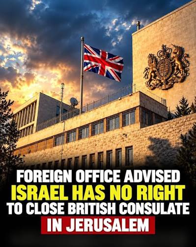 The UK has reportedly warned 'Israeli' officials that it will expel 27  diplomats from the 'Israeli' Embassy in London unless 'Israel' reverses its  order to shutter the British Consulate General in East