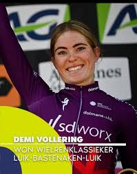 Demi vollering has been one of the most prominent riders in the peloton in 2021 photo: Demi Vollering Photos Facebook