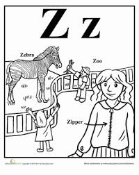 Words That Start With Z Worksheet Education Com