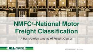 National Motor Freight Classification A Basic Understanding
